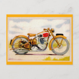 Cartão Postal Impressão de motocicleta Vintage