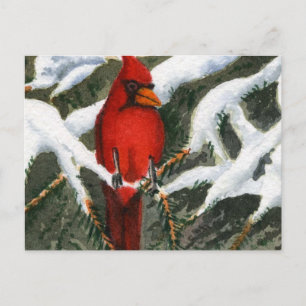 Cartão postal Impressão de Paisagem de Neve