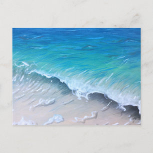 Cartão Postal Impressão de pintura em ondas lacrimogêneas do Pac