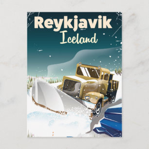 Cartão Postal impressão de viagem Reykjavik Islândia