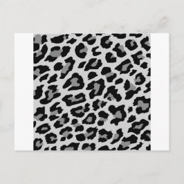 Cartão Postal impressão leopardo