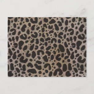 Cartão Postal Impressão Leopardo