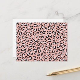 Cartão Postal Impressão Leopardo, Manchas Leopardo, Leopardo Ros
