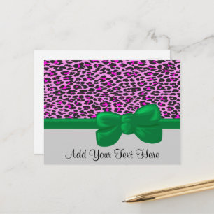 Cartão Postal Impressão Leopardo, Manchas Leopardo, Leopardo Ros