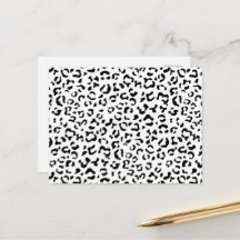 Impressão Leopardo, Manchas Leopardo, Preto E Bran