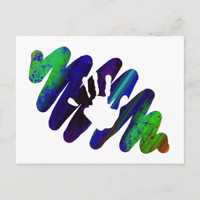 Cartão Postal impressão manual (Frente)