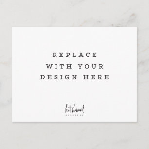 Cartão Postal IMPRESSÃO ORDER 7 x 5 polegadas horizontal