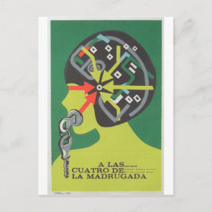 Cartão Postal Impressão Poster de Poster de Filme Cubano Postar 