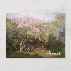 Cartão Postal Impressionismo Lilacs por Cartão-Postal Monet