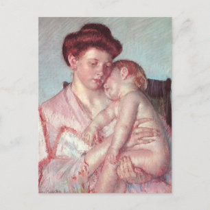 Cartão Postal Impressionismo venenoso, bebê sonolento de Mary C