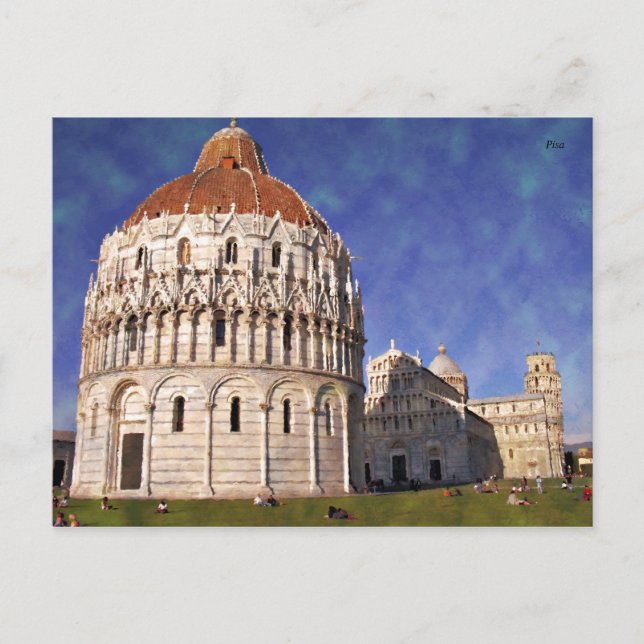 Cartão Postal Impressitaly Pisa Miracoli (Frente)