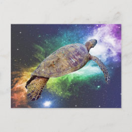 Cartão Postal impressões de arte de tartaruga marinha havaiana