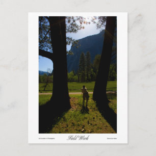 Cartão Postal Impressões de Trabalho de Campo