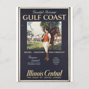 Cartão Postal impressões viagens vintage de anúncio Poster