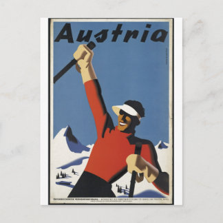 Cartão Postal Impressões viagens vintage  de anúncio Poster
