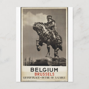 Cartão Postal impressões viagens vintage  de anúncio Poster