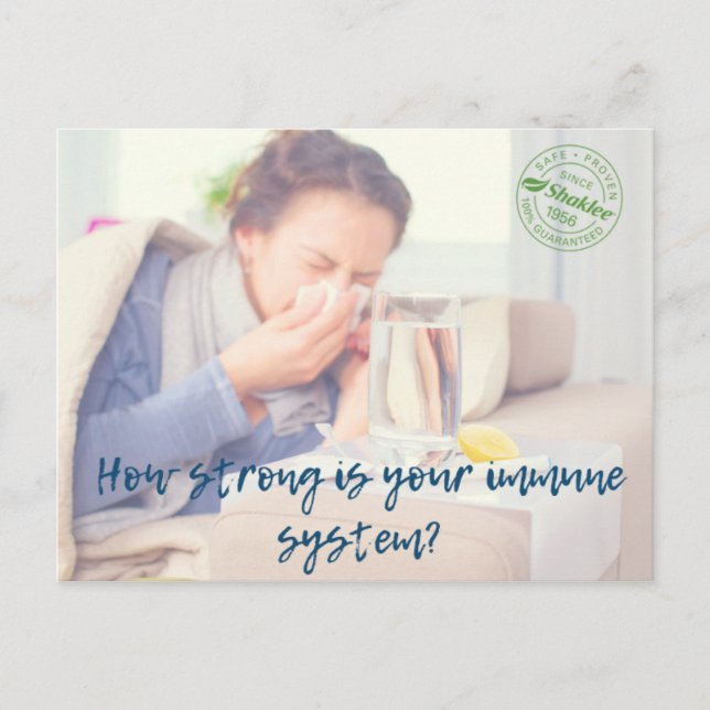 Cartão postal Imunidade (Frente)