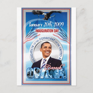 Cartão Postal Inauguração de Barack Obama