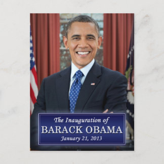 Cartão Postal Inauguração de Barack Obama 2013