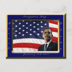 Cartão Postal Inauguração Presidencial de Barack Obama 2013