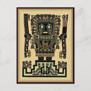 Cartão Postal Inca Warrior God