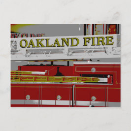 Cartão Postal Incêndio em Oakland
