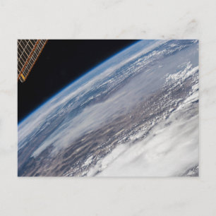 Cartão Postal Incêndio no Parque Nacional de Yosemite e Floresta