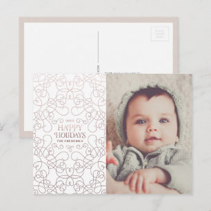 Cartão Postal Incêndios refinados no Natal de Bronze