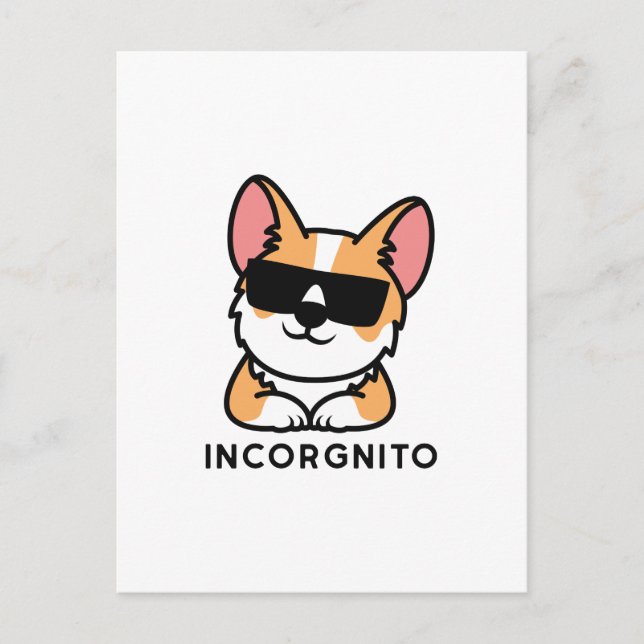 Cartão Postal Incorgnito (Frente)