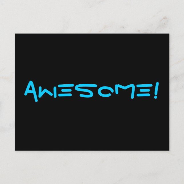 Cartão Postal Incrível! (Frente)