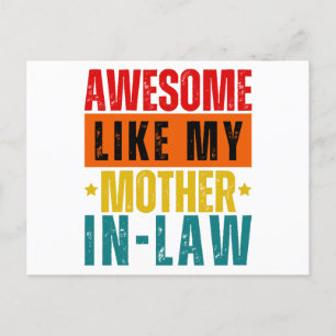 Cartão Postal Incrível Como Minha Mãe Em Direito