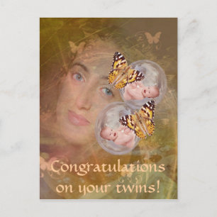 Cartão Postal Incrível, são gêmeos