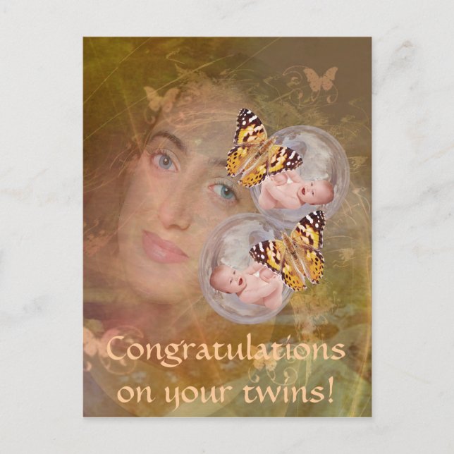 Cartão Postal Incrível, são gêmeos (Frente)