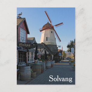 Cartão Postal Incrível Solvang Postcard!