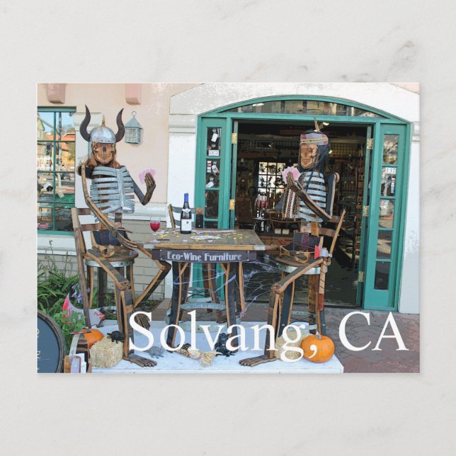 Cartão Postal Incrível Solvang Postcard! (Frente)
