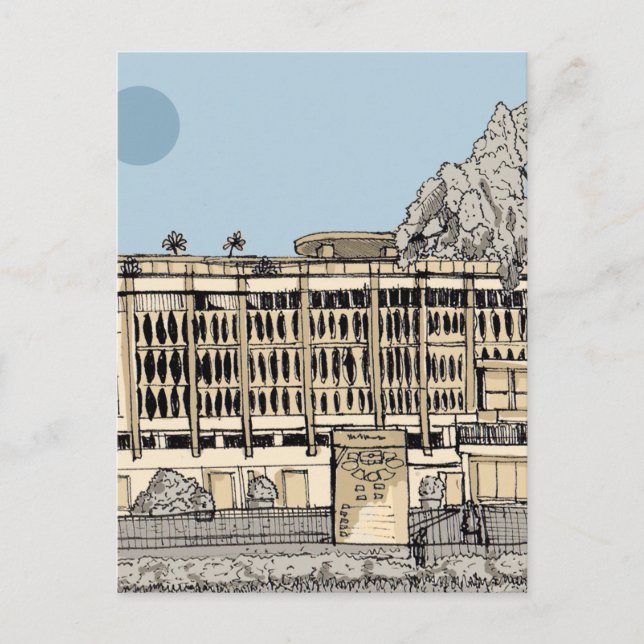 Cartão Postal Independence Palace Saigon Vietnam (Frente)