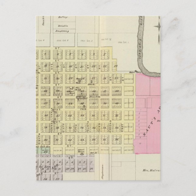 Cartão Postal Independência, Coffeyville e Havana, Kansas (Frente)