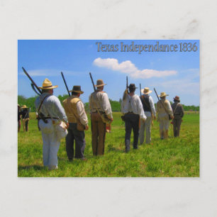 Cartão Postal Independência do Texas 1836
