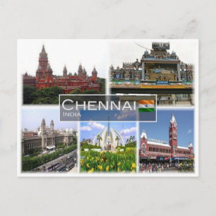 Cartão Postal Índia - Chennai -