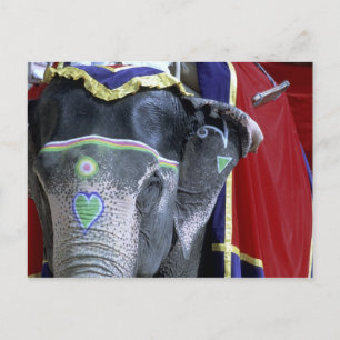 Cartão Postal India, Rajasthan, Jaipur. Amber Fort.