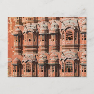 Cartão Postal ÍNDIA, Rajasthan, Jaipur: Hawa Mahal (Palácio de