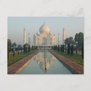 Cartão Postal ÍNDIA, Uttar Pradesh, Agra: Taj Mahal, Manhã