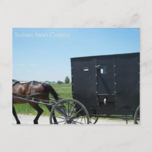 Cartão Postal Indiana Amish Country