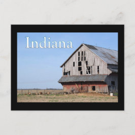 Cartão Postal Indiana Barns