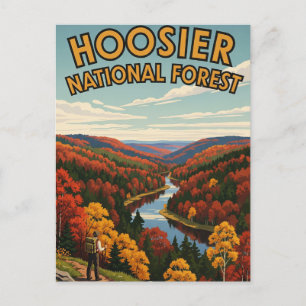 Cartão Postal Indiana Hoosier National Forest Viagem