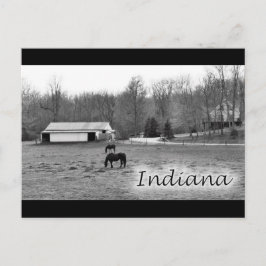 Cartão Postal Indiana rural