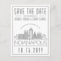 Indianapolis Wedding Skyline Salvar Data