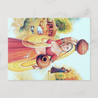 Cartão Postal índigo