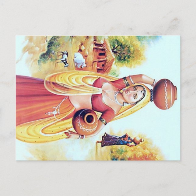 Cartão Postal índigo (Frente)