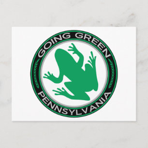 Cartão Postal Indo ao Sapo Green Pensilvânia